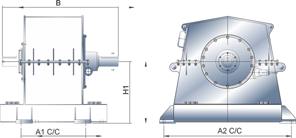 MOTOR & MACHINE SIDE OF FLUIDOMAT SC